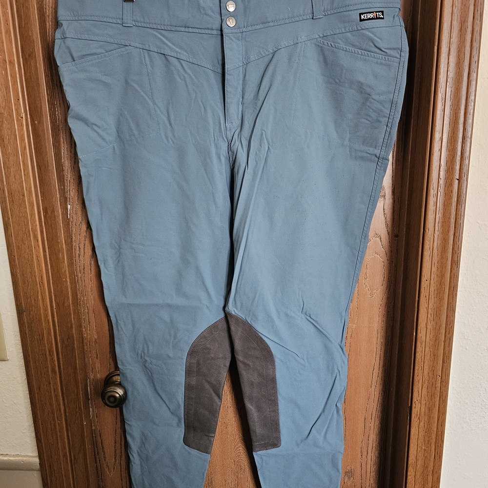 Kerrits Crossover Breeches Blue 2X